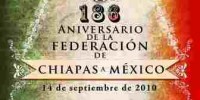 Federacion de Chiapas a México 186 Aniversario