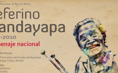 Realizarán Homenaje Póstumo a Zeferino Nandayapa, en el Palacio de Bellas Artes