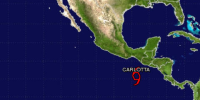 Se formó la tormenta tropical “Carlotta”
