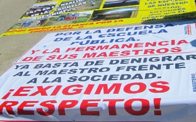 Marcha en Chiapas contra la reforma educativa