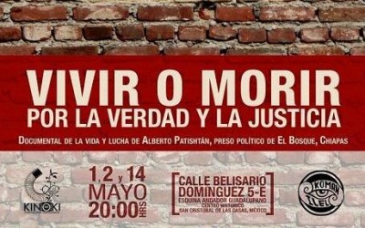 Proyectarán en San Cristóbal documental sobre caso Patishtán