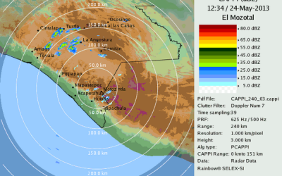 Pronostican fuertes lluvias para este fin de semana