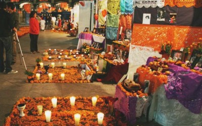 Altares de muertos en Chiapas
