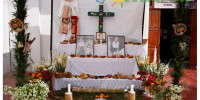 Altar zoque en día de muertos