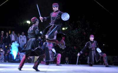 Magno espectáculo del Ballet Folklórico Bagrati en el 13º Festival Internacional Rosario Castellanos