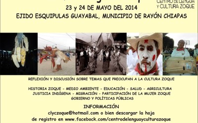 Realizarán Primer Congreso Zoque en Rayón