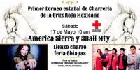 Realizarán Torneo Charro en apoyo a la Cruz Roja Mexicana