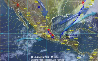 Frente Frío 49 genera lluvias y vientos intensos en Chiapas