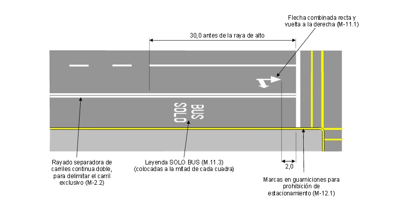 SCT establece que guarniciones deben pintarse de amarillo