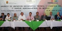 SAGARPA anuncia la construcción del 1er. agroparque en Tapachula, Chiapas