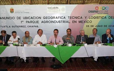 SAGARPA anuncia la construcción del 1er. agroparque en Tapachula, Chiapas