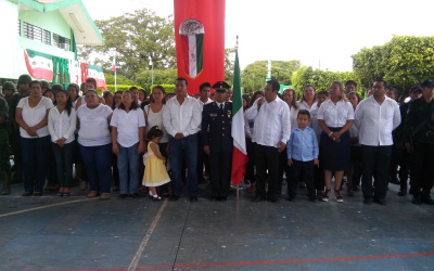 Celebra Tierra Verde las fiestas patrias en Chicomuselo