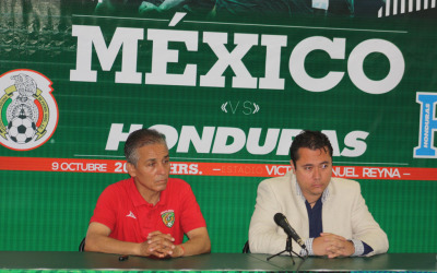 Realizan presentación oficial de duelo México vs Honduras