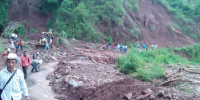 Se registran derrumbes por lluvias al norte de Chiapas