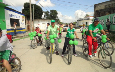 Organiza Tierra Verde Chicomuselo paseo ciclista