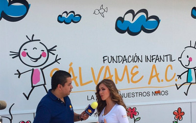Anahí lleva apoyo al CRIT de Chiapas a través de su fundación “Salvame”