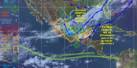 Pronostican lluvias en Chiapas por Frente Frío 43