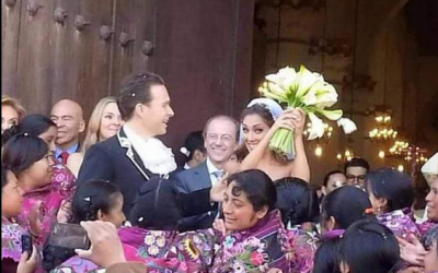 Anahí y el gobernador de Chiapas se casaron esta mañana