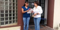 Recorre candidata Alejandra Soriano la colonia San Jacinto