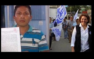 Insulta candidata del PAN en Chiapas a pintor; no quiere pagarle unas bardas