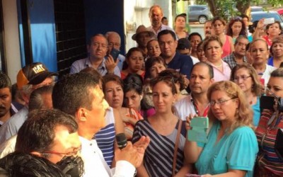 Paco Rojas en su registro como aspirante a candidato por el PAN