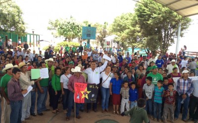 En Chicomuselo organizaciones y libres refrendan apoyo a Toño Figueroa
