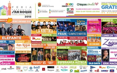 Anuncian Feria “San Roque” Tuxtla Gutiérrez 2015