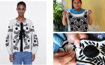 Zara plagia diseños de bordados chiapanecos por segunda ocasión