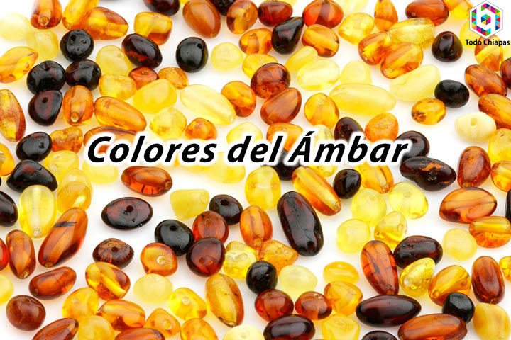 Colores del ámbar en Chiapas