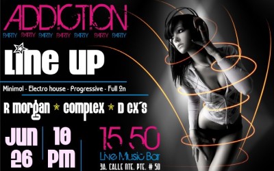 Addiction Party – Evento Para este Fin de Semana