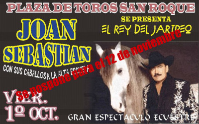 Concierto de Joan Sebastian en Tuxtla Gutiérrez se pospone