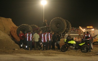 Monstruos destrozaron el Autódromo