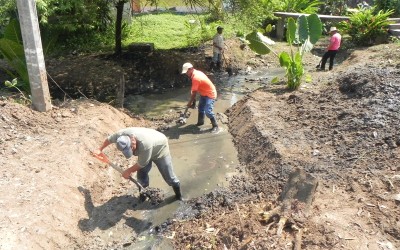 Limpieza de arroyos de la ciudad de Palenque