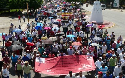 Logran acuerdos maestros de Chiapas con gobierno federal y estatal