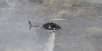 Aeronaves se suman al combate de incendios en Chiapas