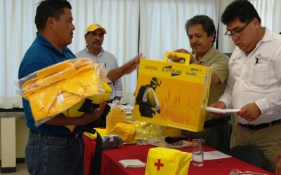 Entrega CONAFOR Material para brigadistas participantes en temporada de quemas forestales