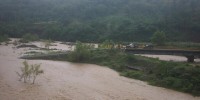 Rio San Nicolás, municipio de Monte Cristo. Así amanece #Chiapas tras el impacto de #Boris.