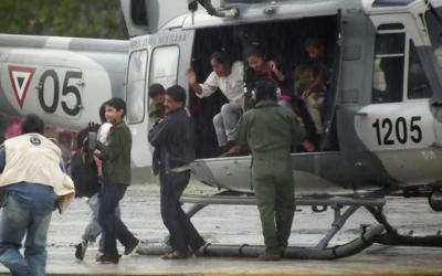 El uso de las aeronaves ha sido fundamental para la realización de traslados de urgencia en poblaciones que se encuentran incomunicadas. Foto: Archivo