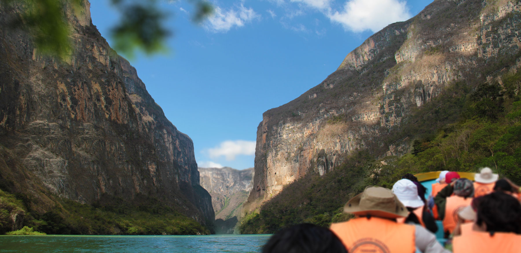 Navengando por el cañon del sumidero chiapas