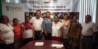 Firma ICATECH e INAPAM convenio para atender al adulto mayor