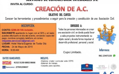 Invitan a curso para aprender a crear una asociación civil