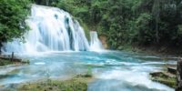 Ch´en Ulich, cascadas “Las Golondrinas”