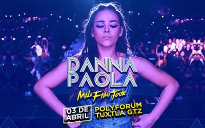 Danna Paola llega a Tuxtla Gutiérrez con su Tour “MALA FAMA”
